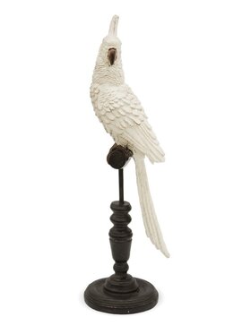 MIAhome MIAhome Figurka papuga 35,5x10x9,5 cm PAPPAGALLO biała Biały