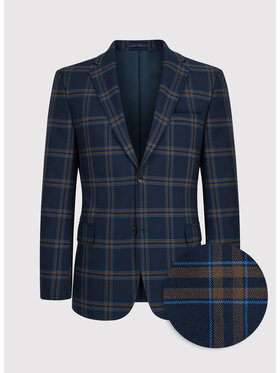 Pako Lorente Pako Lorente Marynarka P23SP-3G-033 Granatowy Super Slim Fit