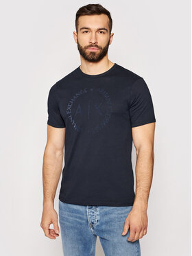 Armani Exchange Armani Exchange T-Shirt 8NZTCD Z8H4Z 1510 Granatowy Regular Fit