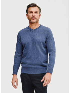 Pako Lorente Pako Lorente Sweter P25SB-2X-001 Niebieski Classic Fit