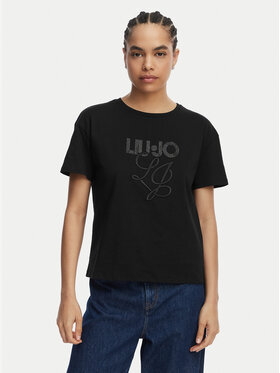 Liu Jo Liu Jo Póló WA6238 JS923 Fekete Regular Fit