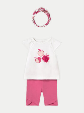 Mayoral Mayoral Completo T-shirt e leggings 1763 Rosa Regular Fit