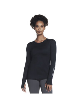 Skechers Skechers Longsleeve Skechers Go Dri Swift Long Sleeve Nero Regular Fit