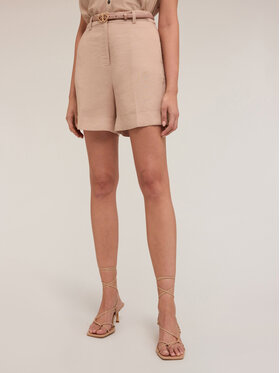 Motivi Motivi Pantaloncini P297Q003958N002 Écru Regular Fit