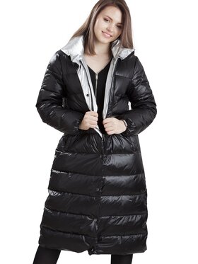 Perso Perso Kurtka damska BLH201026FX Czarny Regular Fit
