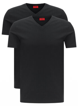 Hugo Hugo Komplet 2 t-shirtów V 50325417 Czarny Slim Fit