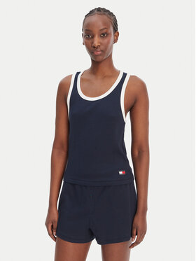 Tommy Hilfiger Tommy Hilfiger Top UW0UW06308 Bleumarin Regular Fit
