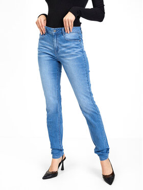 Orsay Orsay Jeansy 365060558000__34 Niebieski Slim Fit