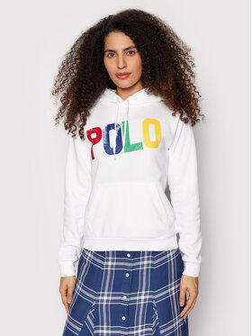 Polo Ralph Lauren Polo Ralph Lauren Суитшърт 211856647001 Бял Regular Fit