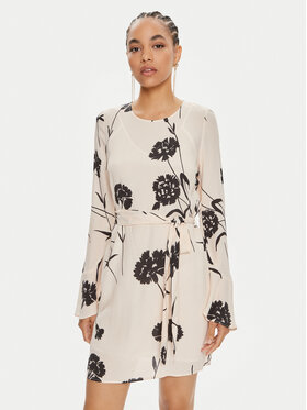 TWINSET TWINSET Letní šaty 241TP2604 Écru Straight Fit