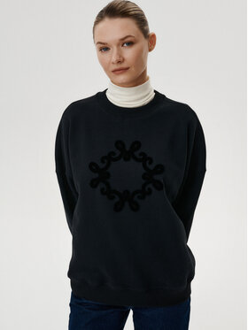 MARI PRETI MARI PRETI Felpa Onera Nero Oversize