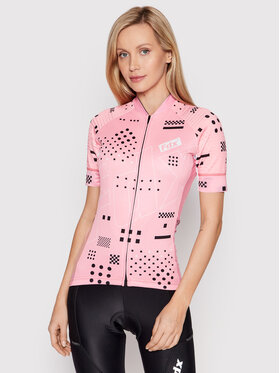 FDX FDX Koszulka rowerowa Ad 1860 Różowy Slim Fit