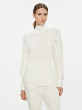 Silvian Heach Silvian Heach Pullover GPA23251LU Écru Regular Fit