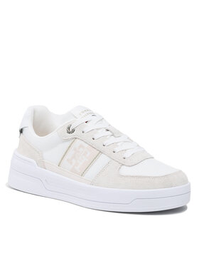 Tommy Hilfiger Tommy Hilfiger Sneakers Basket Sneaker With Webbing FW0FW06950 Blanc
