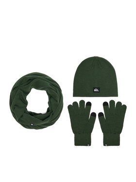 Quiksilver Quiksilver Komplektas: kepurė, gaubtas ir pirštinės CWBEO-QS-SM346-002-AW26 Tamsiai žalia