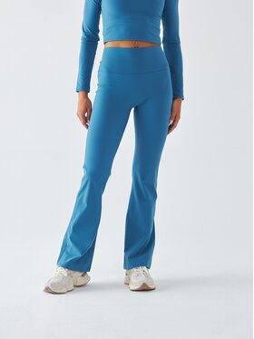 BeShaped BeShaped Legginsy Dzwony - Morning Dew Niebieski Shaping Fit