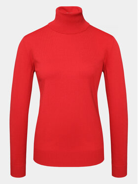 Sisley Sisley Bluză cu gât 14ETM2178 Roșu Regular Fit
