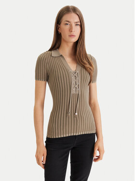 Guess Guess Sweater W6GR09 Z0590 Zöld Regular Fit
