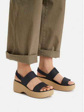 Crocs Crocs Szandál Brooklyn Sky Sandal 212250 Fekete