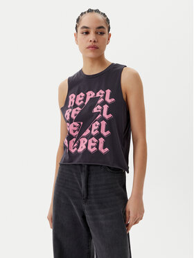 Noisy May Noisy May Top Rebel 27034002 Szary Oversize
