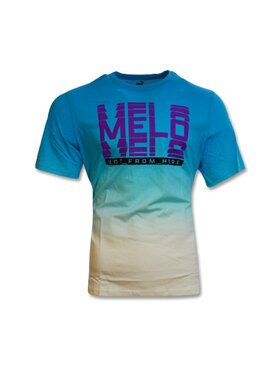 Puma Puma T-Shirt Melo Fade T-shirt Blue Atoll Niebieski Regular Fit