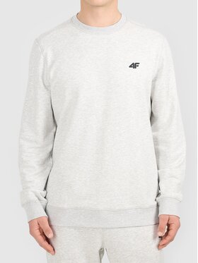 4F 4F Felpa 4FWMM00TSWSM2549-27M Grigio Standard Fit
