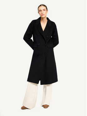 KMX Studio KMX Studio Płaszcz zimowy 186470007 Czarny Straight Fit