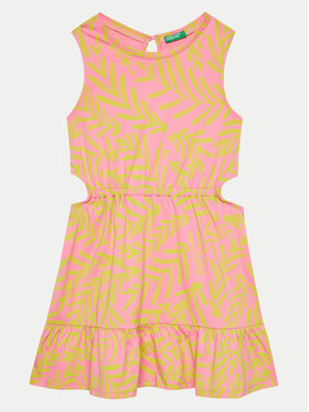 United Colors Of Benetton United Colors Of Benetton Rochie de zi 3M39CV00R Roz Regular Fit