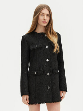 Guess Guess Kabát pro přechodné období W5RL20 WGVS2 Černá Regular Fit