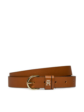 Tommy Hilfiger Tommy Hilfiger Dámský pásek Essential Effortless 2.5 AW0AW15766 Hnědá