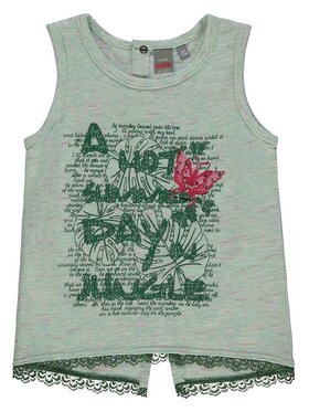 Kanz Kanz T-Shirt 1833141-8430 Zielony Basic Fit