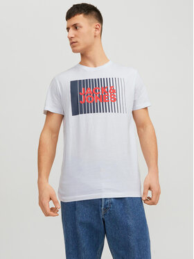 Jack&Jones Jack&Jones T-Shirt Corp 12233999 Weiß Standard Fit