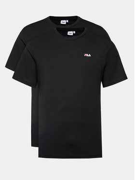 Fila Fila Комплект 2 тишъртки FAM0083 Черен Regular Fit