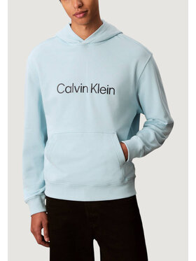 Calvin Klein Calvin Klein Felpa LS EU STANDARD LOGO Blu Standard Fit