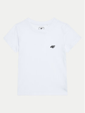 4F 4F Тишърт 4FJWMM00TTSHF1658 Бял Slim Fit