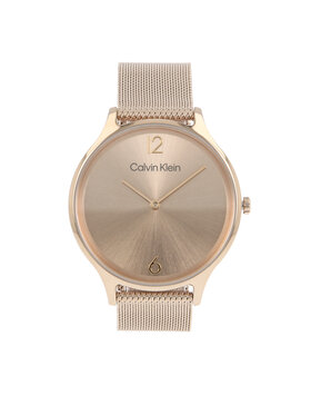 Calvin Klein Calvin Klein Hodinky Timeless Mesh 25200002 Růžové zlacení