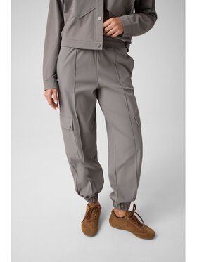 Guess Guess Spodnie materiałowe 183866 Szary Slim Fit