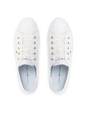 Tommy Hilfiger Tenis Superge Essential Nautical Sneaker FW0FW06512 Bela