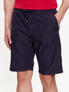 Guess Guess Шорти от плат Mick M3GD02 WFBX3 Тъмносин Loose Fit