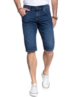 Mustang Mustang Pantaloncini di jeans HAMPTON BERMUDA Blu Regular Fit