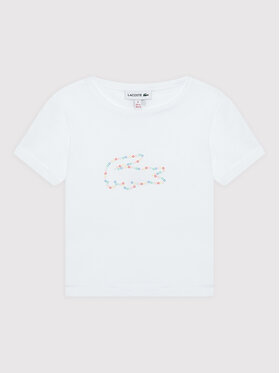 Lacoste Lacoste T-Shirt TJ2141 Weiß Regular Fit