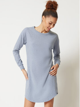 Skiny Skiny Noční košile 80773 Šedá Regular Fit