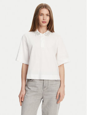 Marella Marella Polo Gonzaga 2513951014 Bianco Relaxed Fit