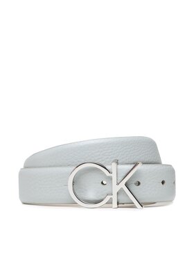 Calvin Klein Calvin Klein Pasek Damski Re-Lock Ck Logo Belt K60K610413 Niebieski