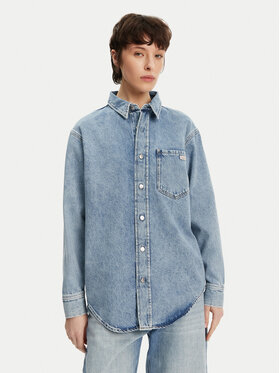 Calvin Klein Jeans Calvin Klein Jeans džínsová košeľa J20J225516 Modrá Relaxed Fit