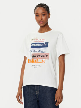 Weekend Max Mara Weekend Max Mara T-shirt Cabina 2515971041 Bianco Regular Fit