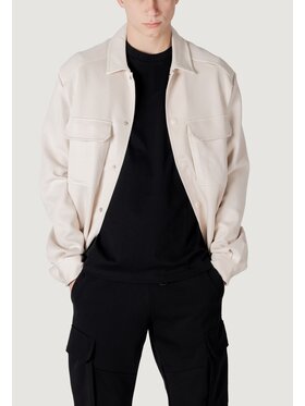 Antony Morato Antony Morato Felpa REGULAR FIT WITH LOGOED RUBBER FLAG Bianco Regular Fit