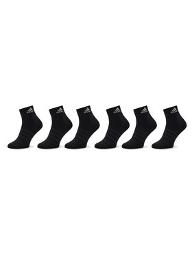 adidas adidas Комплект 6 чифта къси чорапи унисекс Thin And Light IC1293 Черен