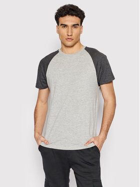 Brave Soul Brave Soul T-Shirt MTS-149BAPTISTE Szary Regular Fit