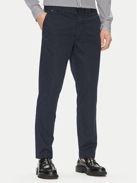 BOSS BOSS Текстилни панталони H-Kaiton1 50540650 Тъмносин Slim Fit